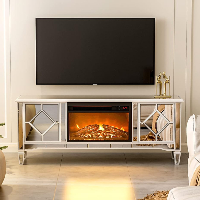TV STAND FIREPLACE