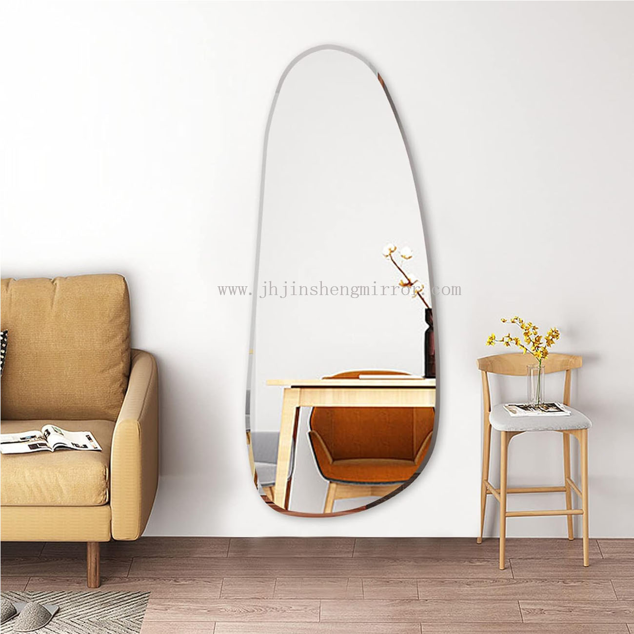 IRREGULAR WALL MIRROR
