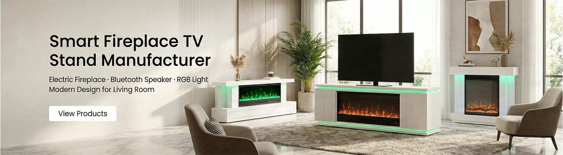 广告2 - Fireplace TV Stand